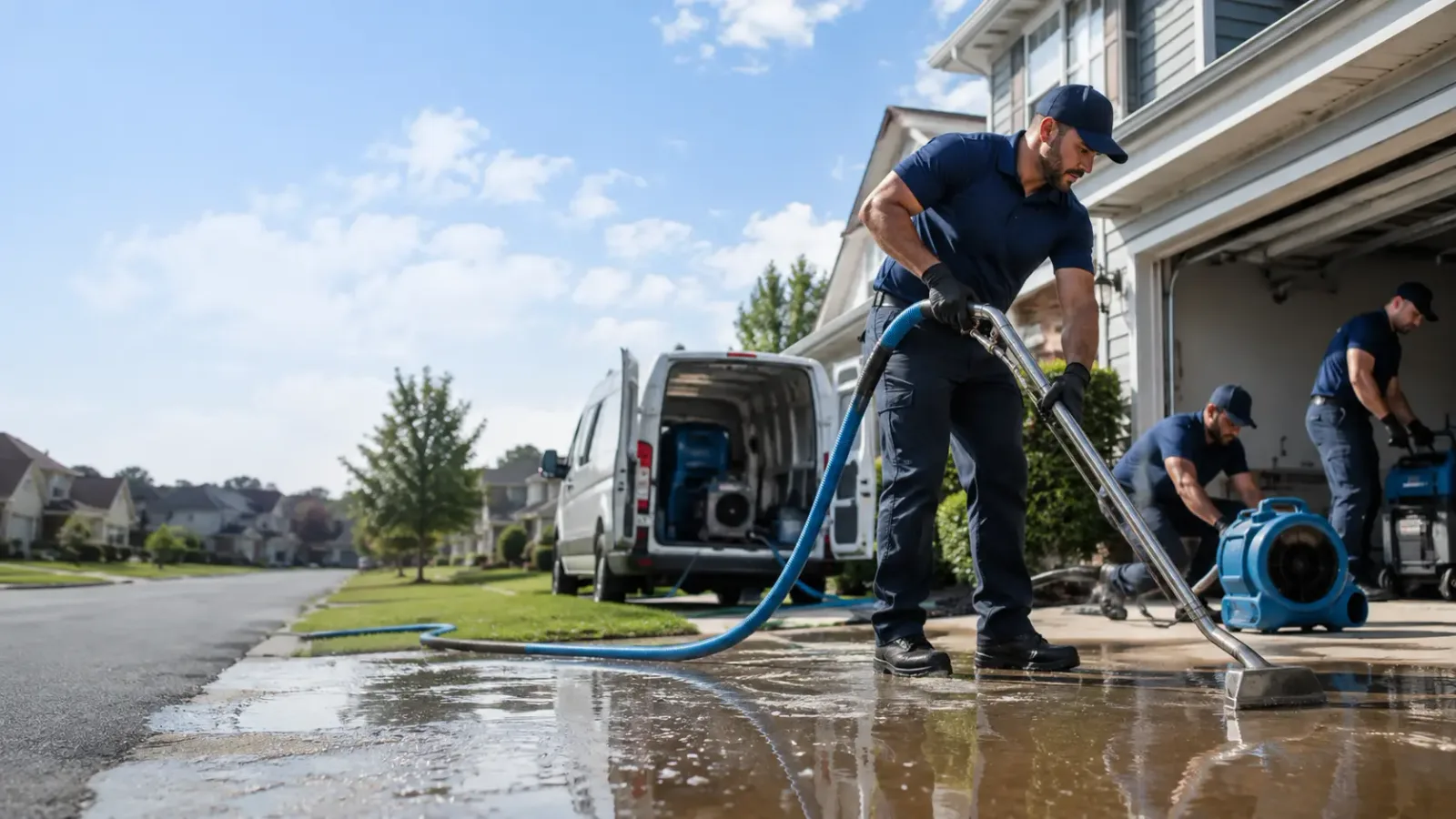 Flood Damage Restoration in Hartland, MI